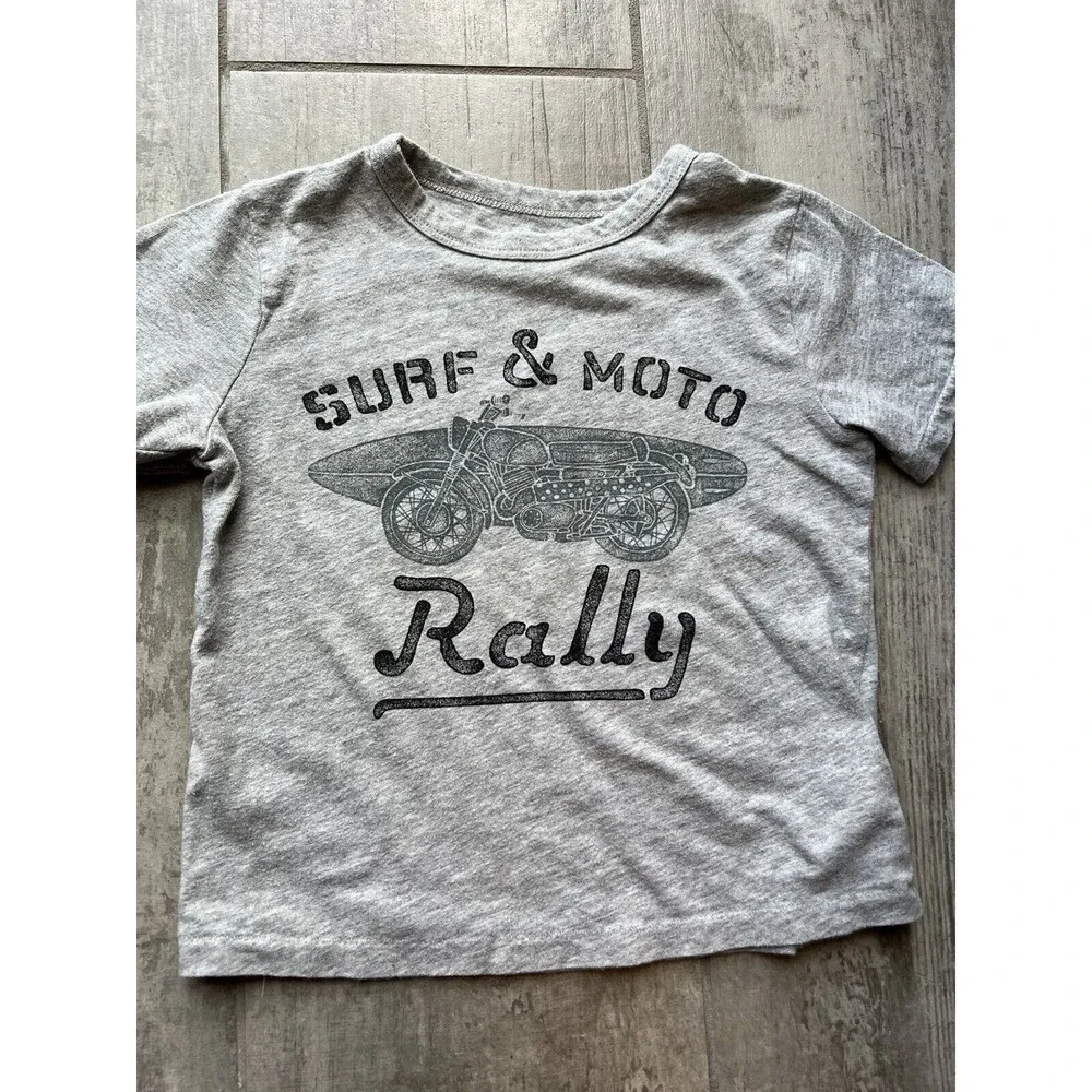 Baby Gap Boys Toddler Cotton Crew Neck Casual Everyday Graphic Tee Set of 2 3T